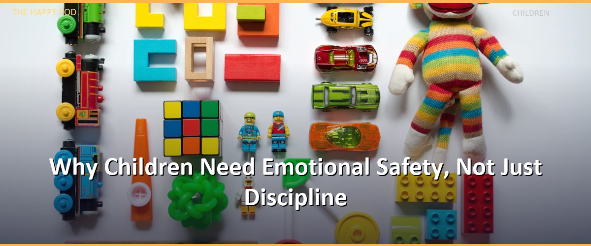 Why Children Need Emotional Safety, Not Just Discipline